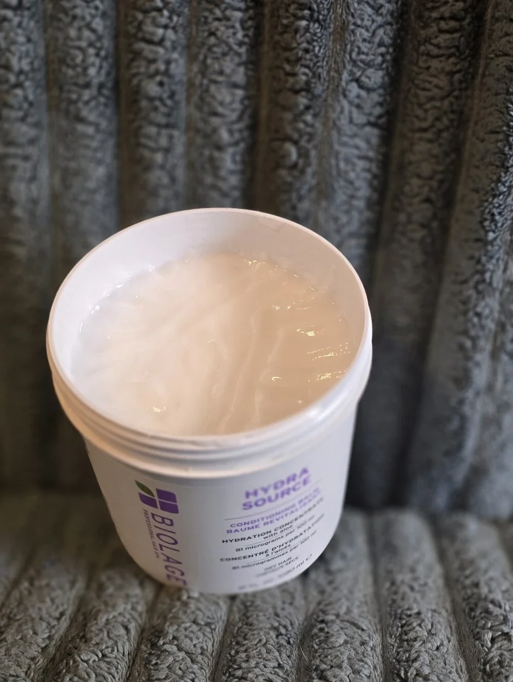 Hydra Source Conditioning Balm - White; Jumbo, Opened/tried.